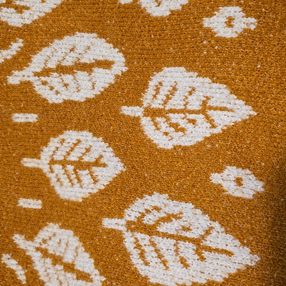 Maurices Faire Isle Leaf Mock Neck Sweater - Picture 3 of 6